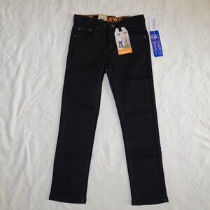 Boys Size 7 Levi's 510 Skinny 365 Performance - Black - Flex Stretch